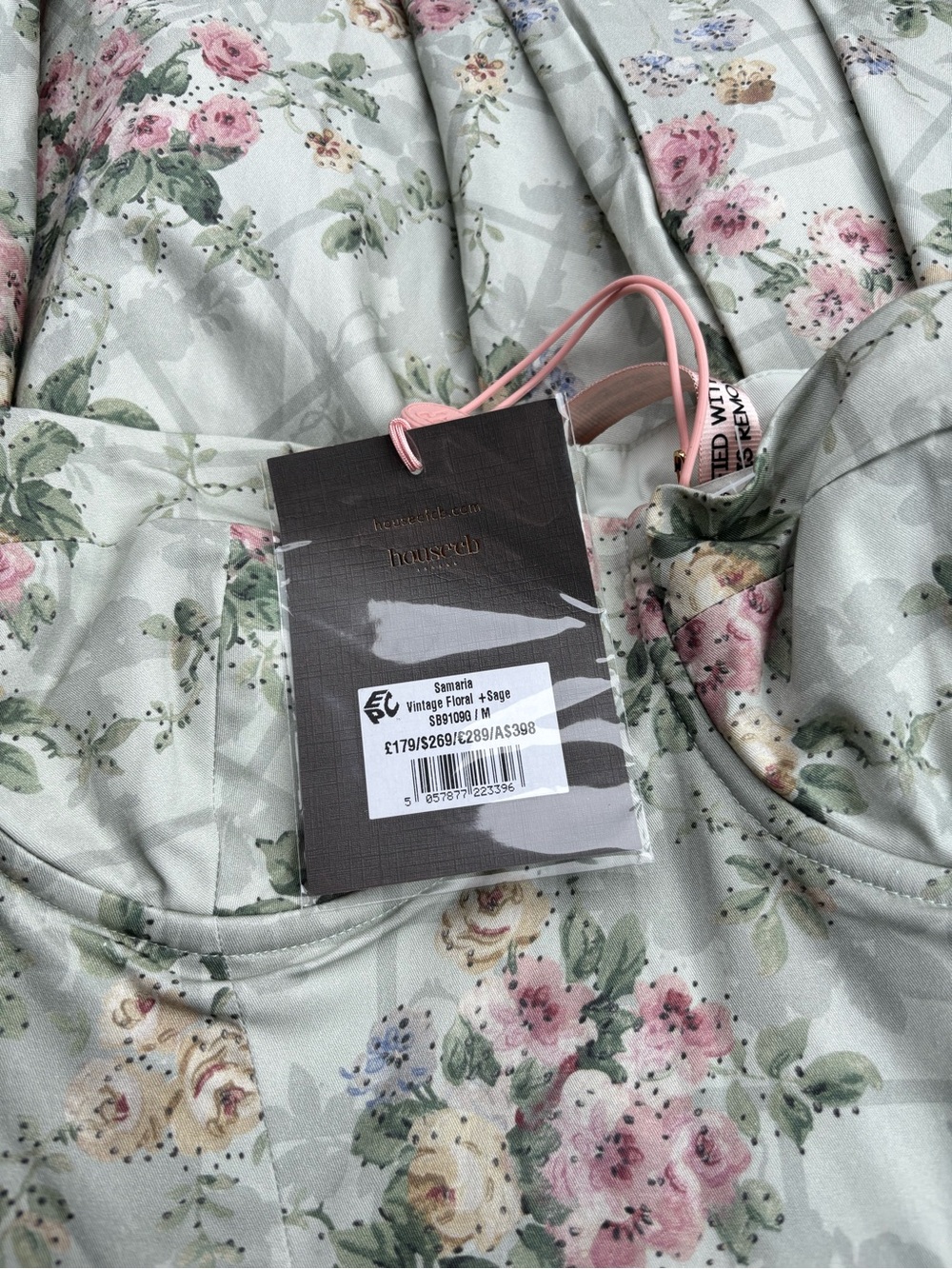 House of CB Samaria Floral Corset Midi Dress - Picture 6 of 8